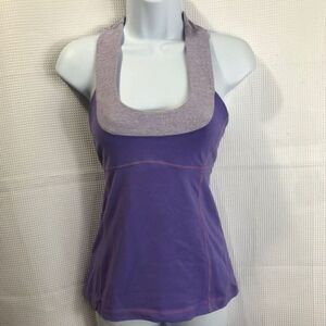 lululemon purple tank top size  4…0340